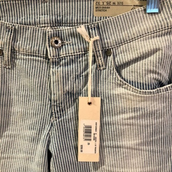 DIESEL Grupee Super Slim-Skinny Low Waist Jeans 25 - Picture 7 of 7